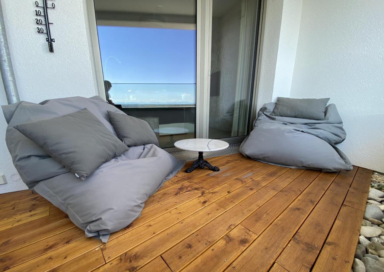 Alpen-Panorama Suite - Einzigartige Privatsuite Hoch Ueber Muenchen, 12Tes Og, Alpenblick, Loggia, Whirlpool, 15 Minuten Zum Zentrum, Ruhe Und Erholung In Der Stadt Muenchen Fuer Privat Und Geschaeftlich Reisende Exterior photo